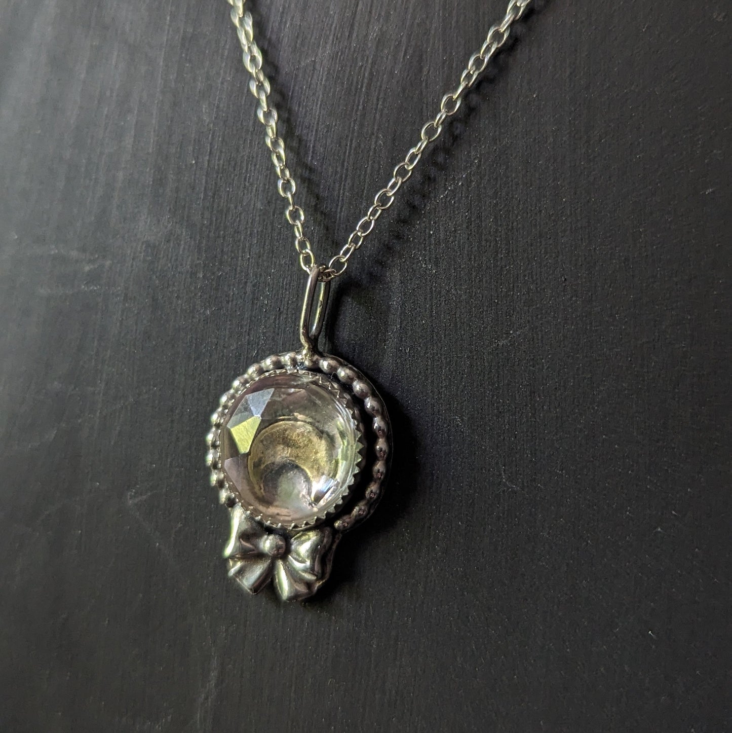 925 Sterling Silver Moon Princess Pendant Necklace - 18"