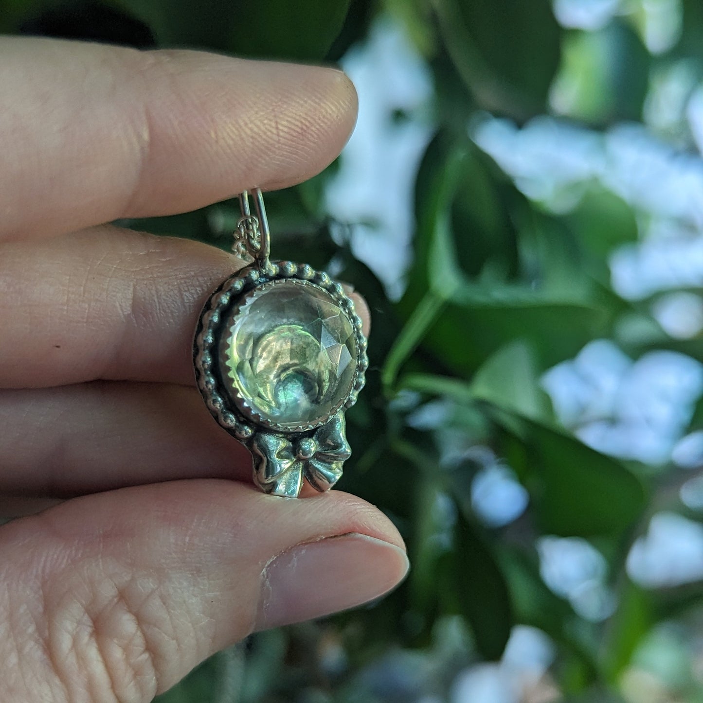 925 Sterling Silver Moon Princess Pendant Necklace - 18"