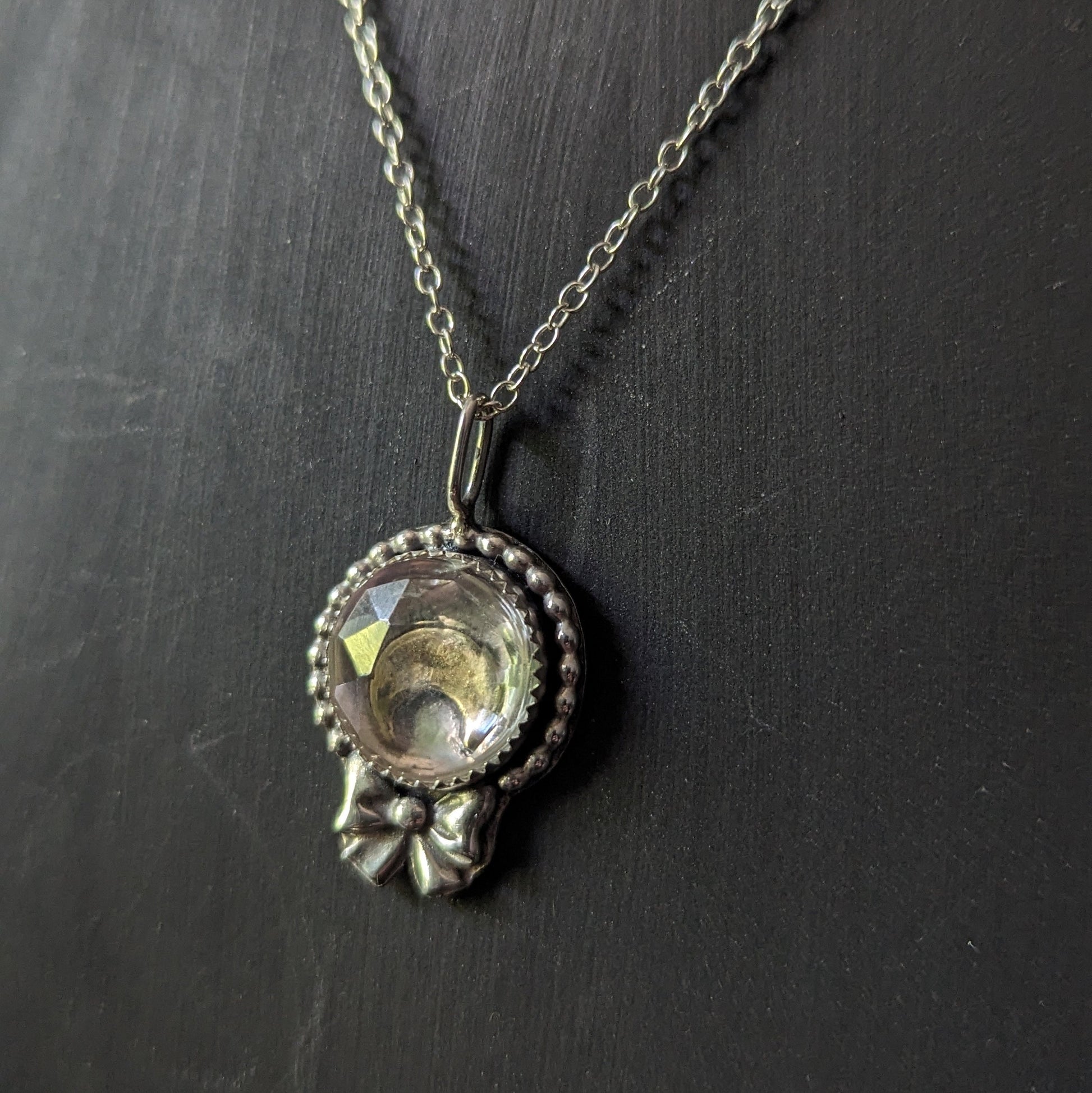 925 Sterling Silver Moon Princess Pendant Necklace - 18"