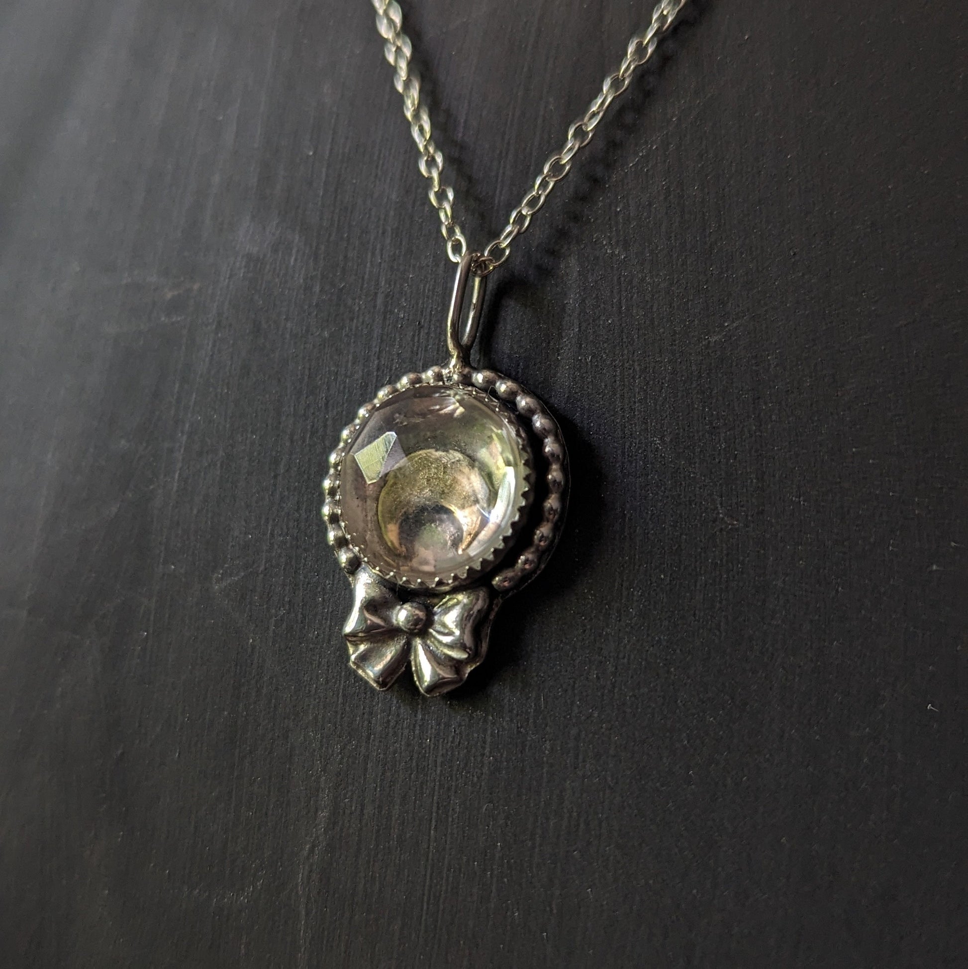 925 Sterling Silver Moon Princess Pendant Necklace - 18"