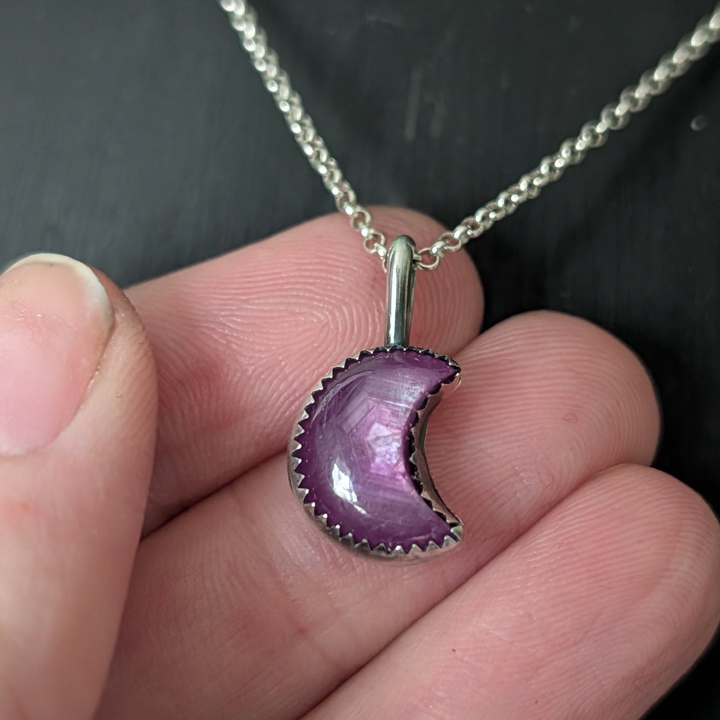 Sterling Silver Little Mini Moons