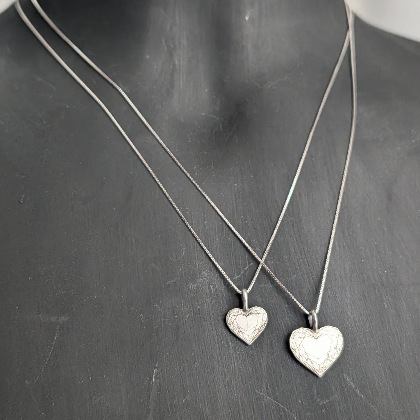 Sterling Silver Heart Pendant Necklace