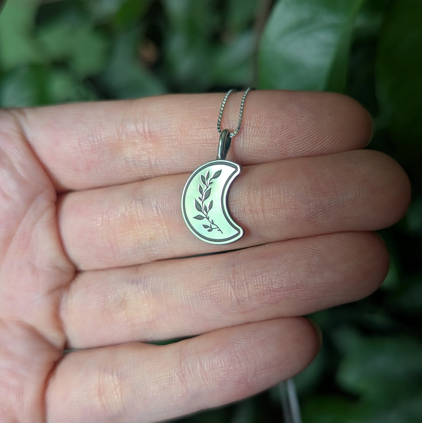 Moon Pendant Necklace