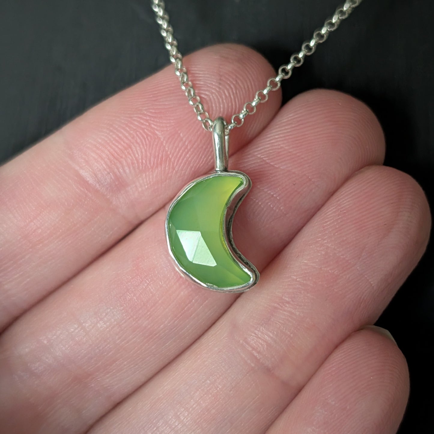 Sterling Silver Little Mini Moons