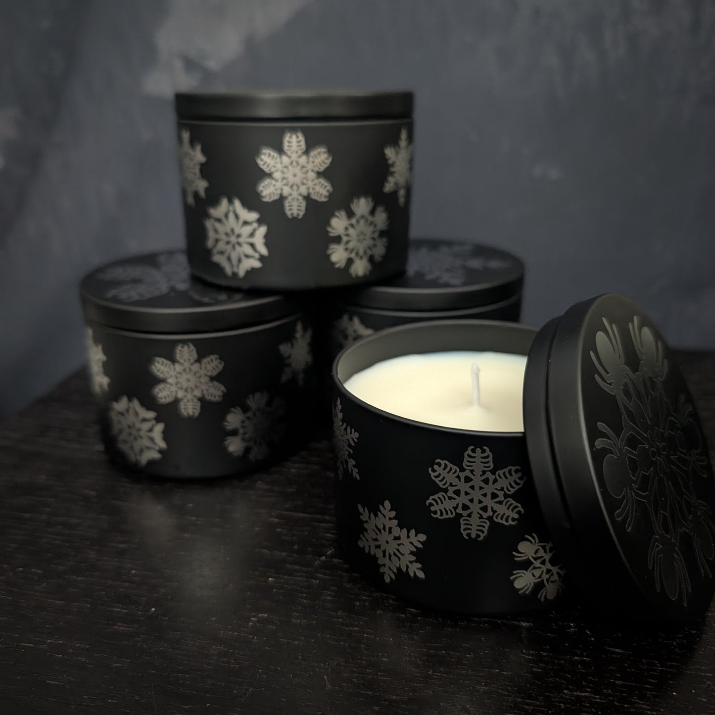 Snowed In - Gothic Snowflake Candle Collection