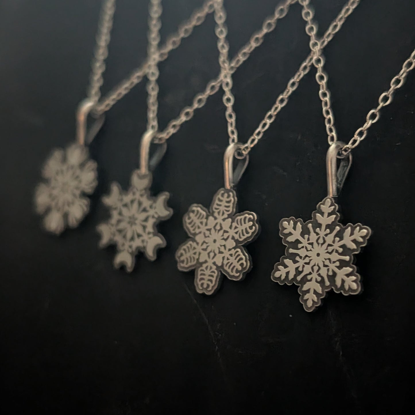 Snowed In - Gothic Snowflake Candle Collection