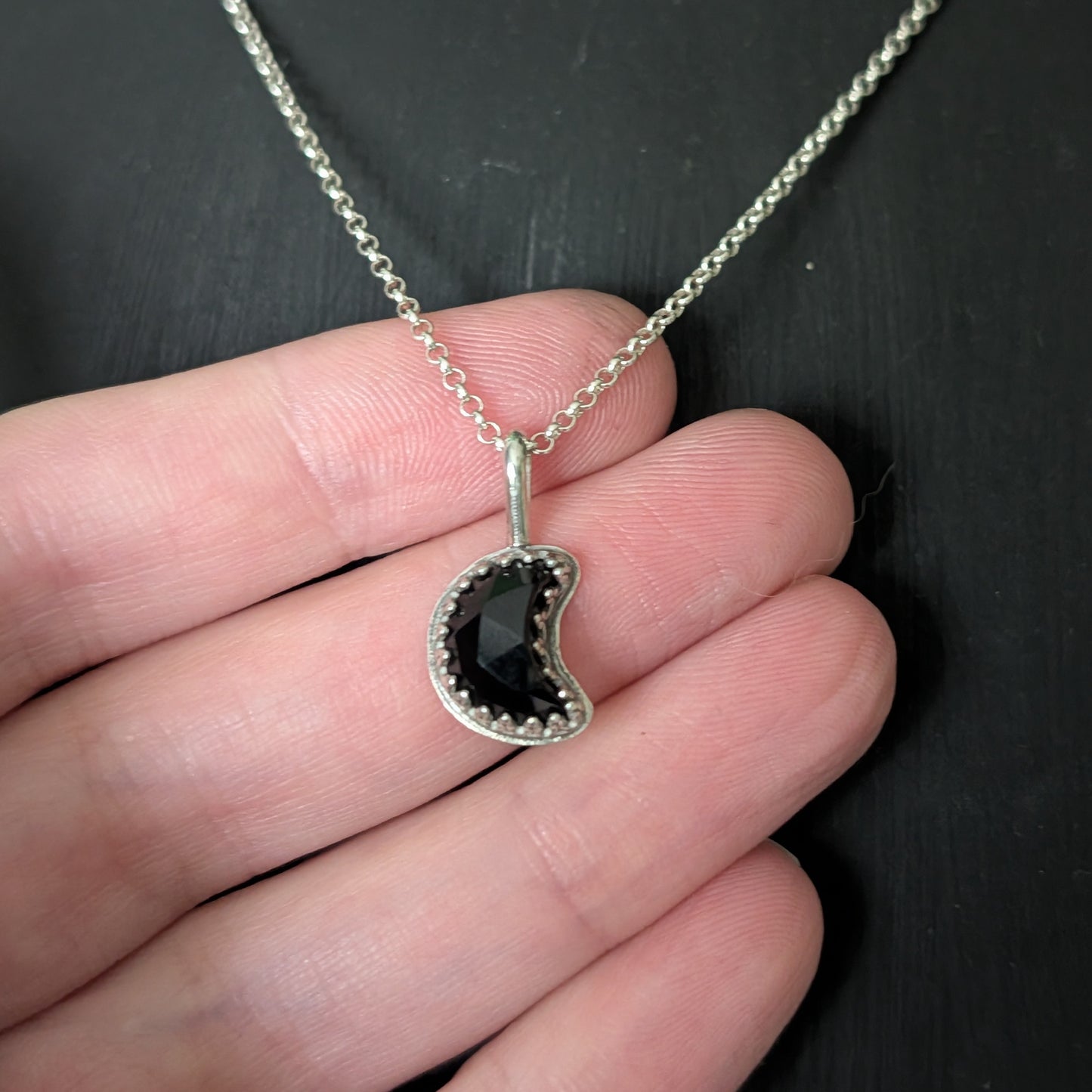 Sterling Silver Little Mini Moons