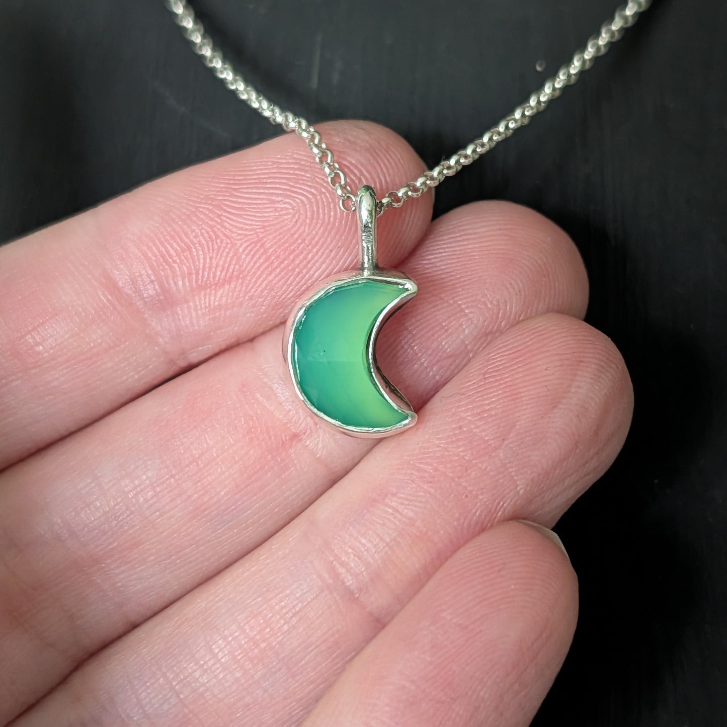 Sterling Silver Little Mini Moons