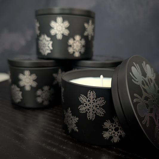 Snowed In - Gothic Snowflake Candle Collection