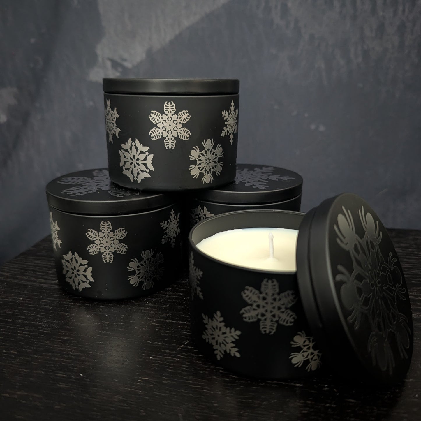 Snowed In - Gothic Snowflake Candle Collection
