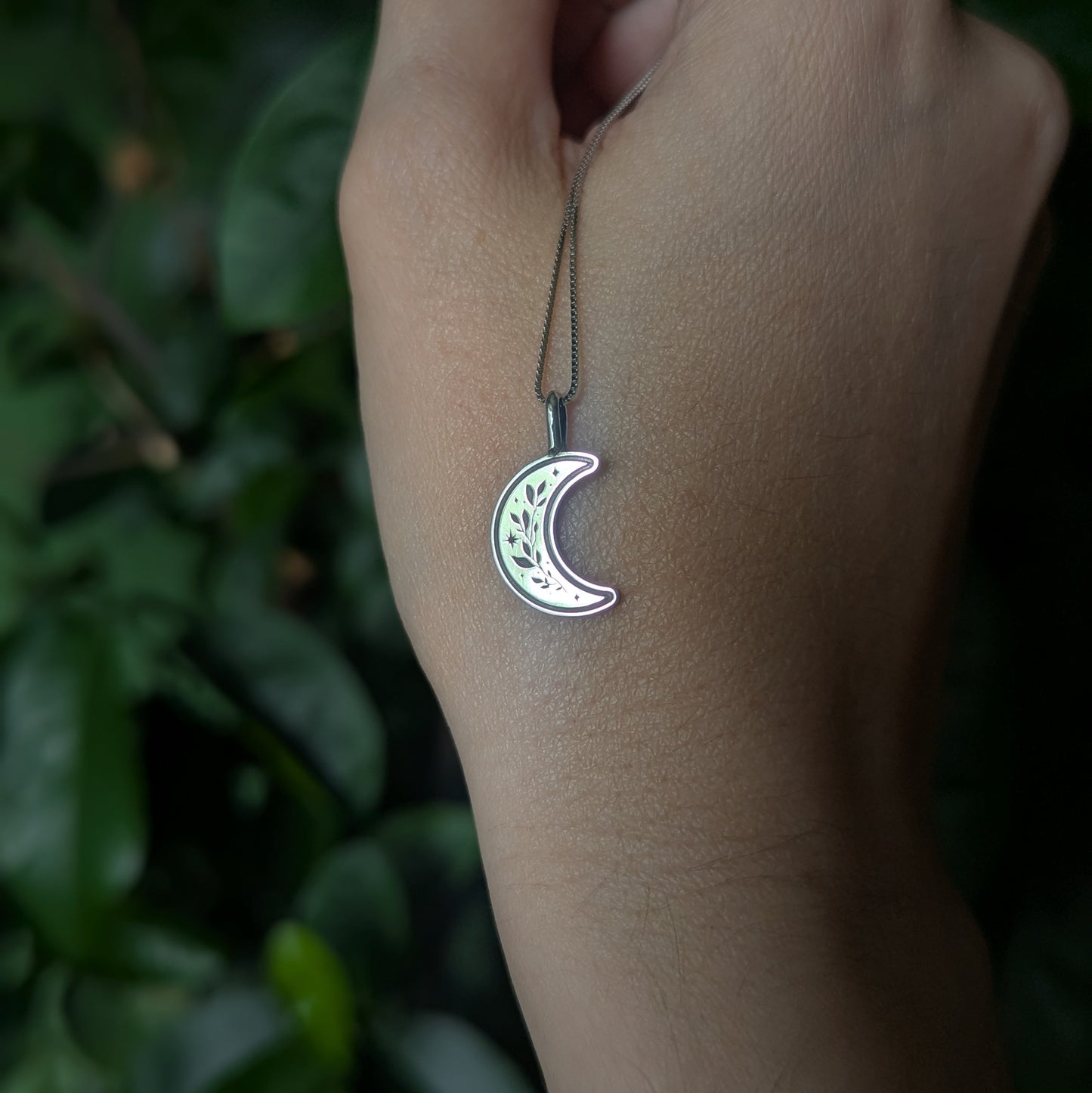 Moon Pendant Necklace