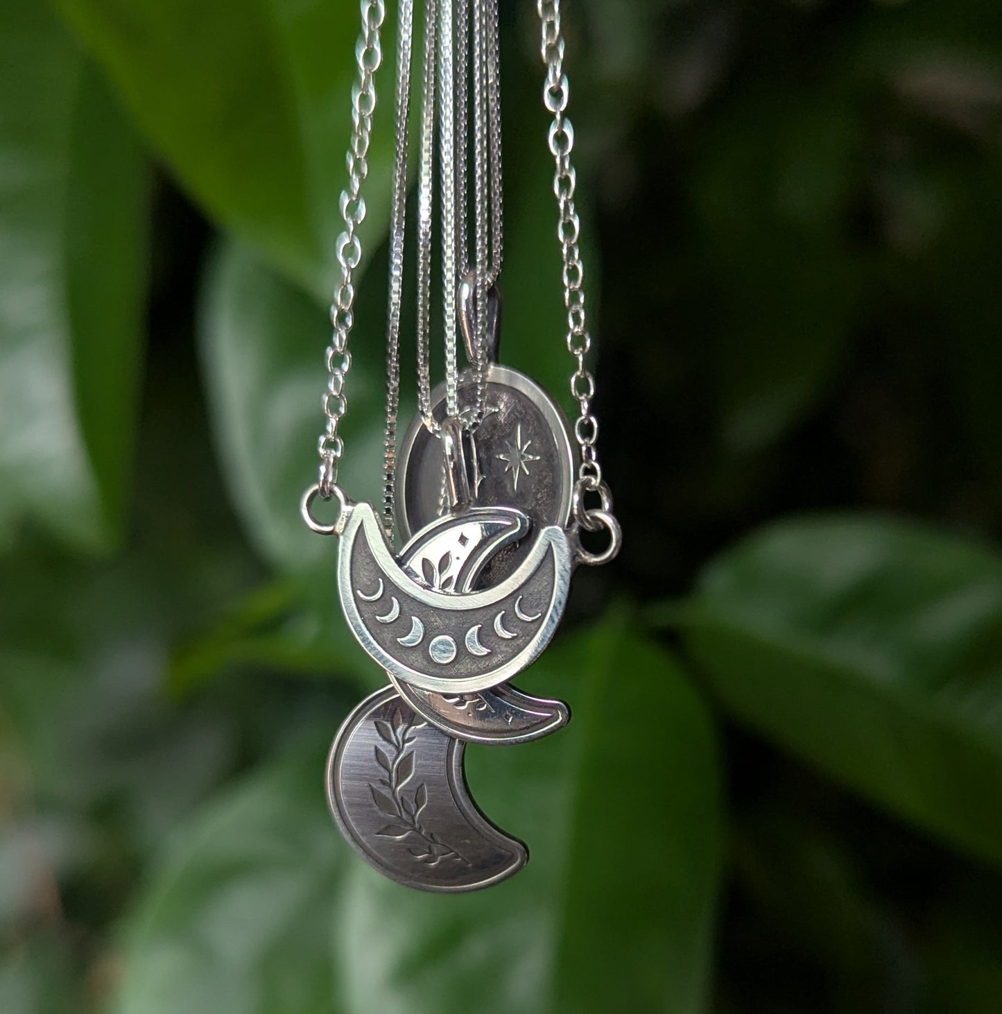 Moon Pendant Necklace