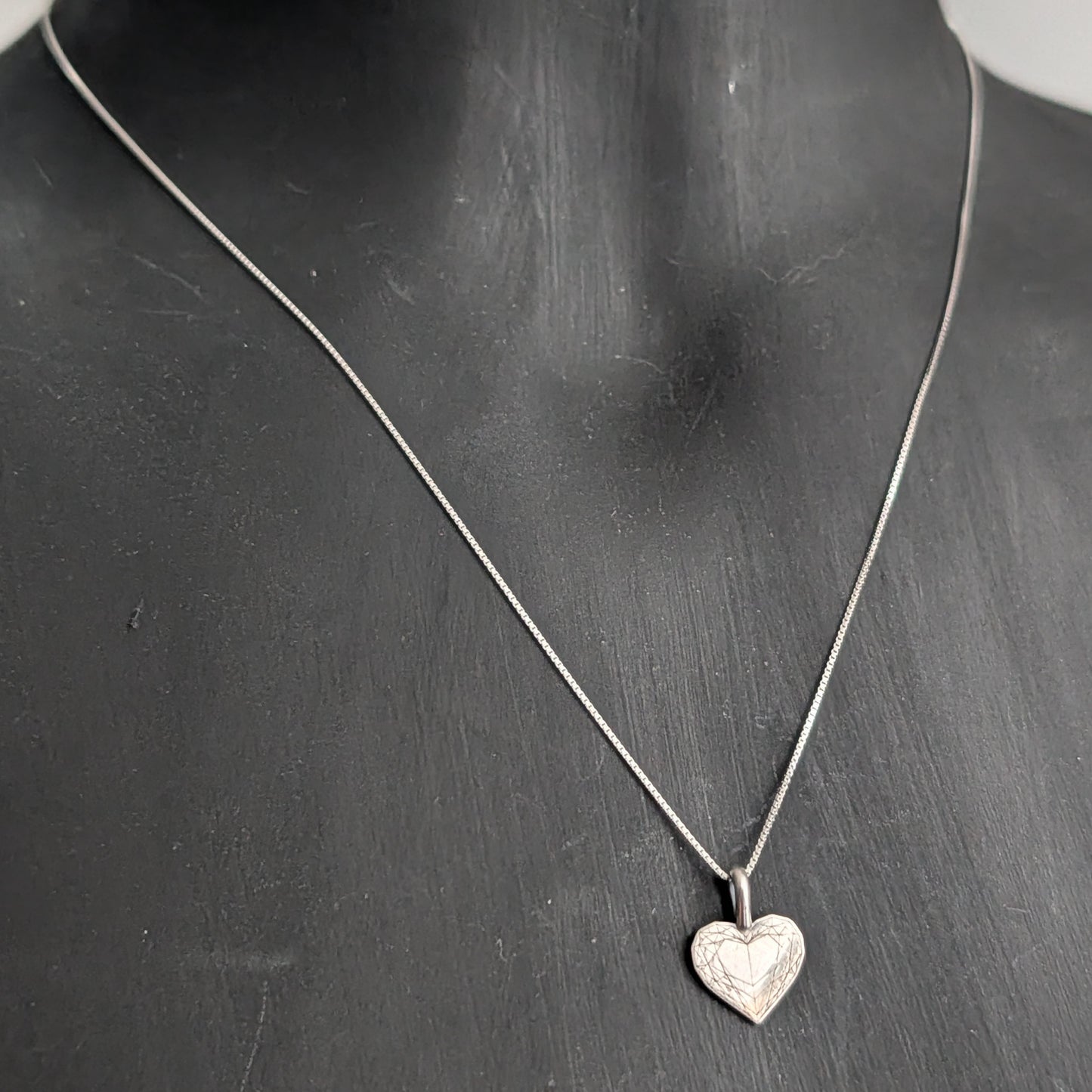 Sterling Silver Heart Pendant Necklace